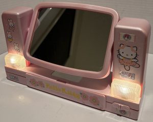Vintage 2001 Hello Kitty Vanity Makeup Mirror Sanrio Ballerina Theme