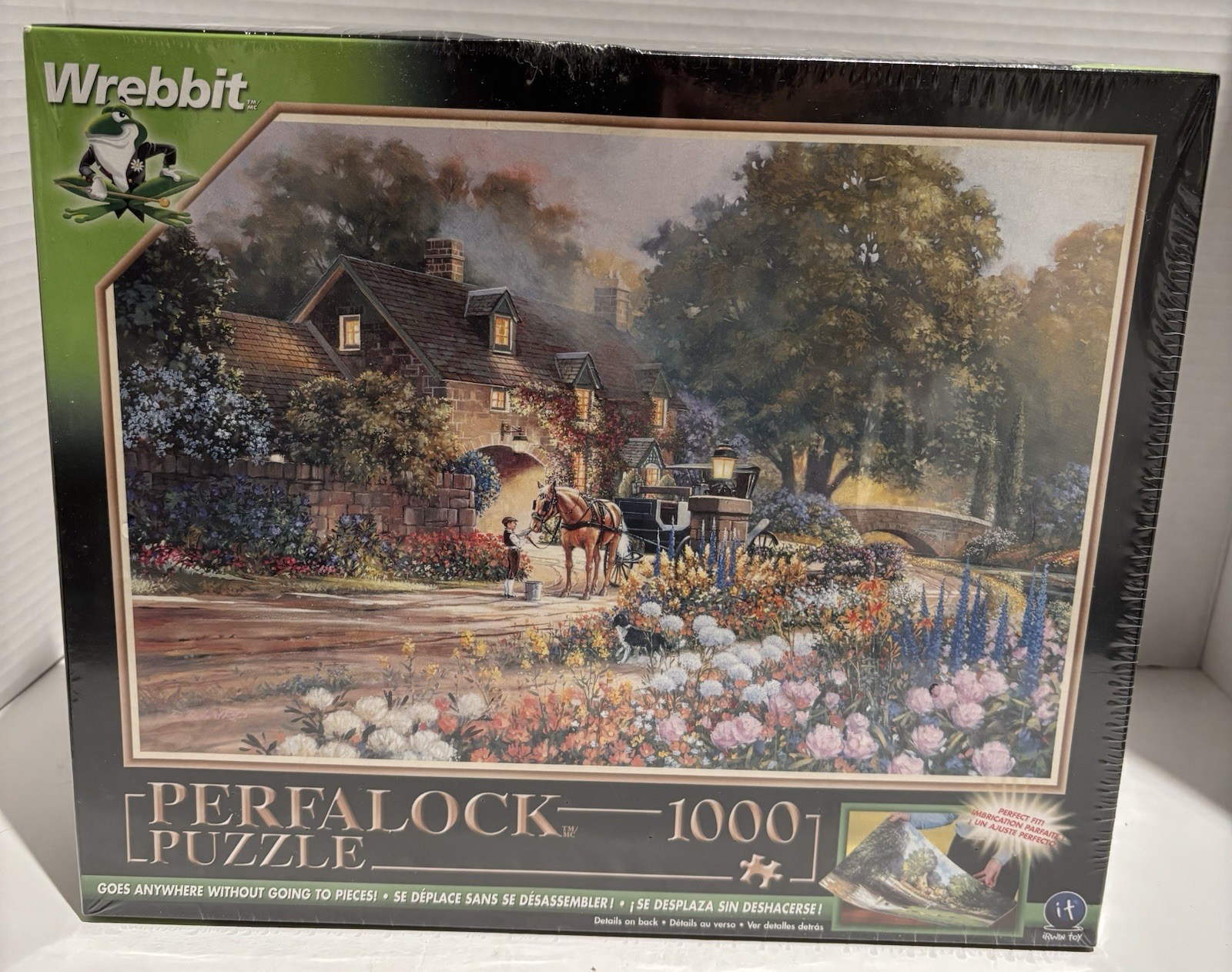 Vintage 2002 Sealed WREBBIT PERFALOCK PUZZLE Jigsaw 1000PCS New_0 Vintage 2002 Sealed WREBBIT PERFALOCK PUZZLE Jigsaw 1000PCS New