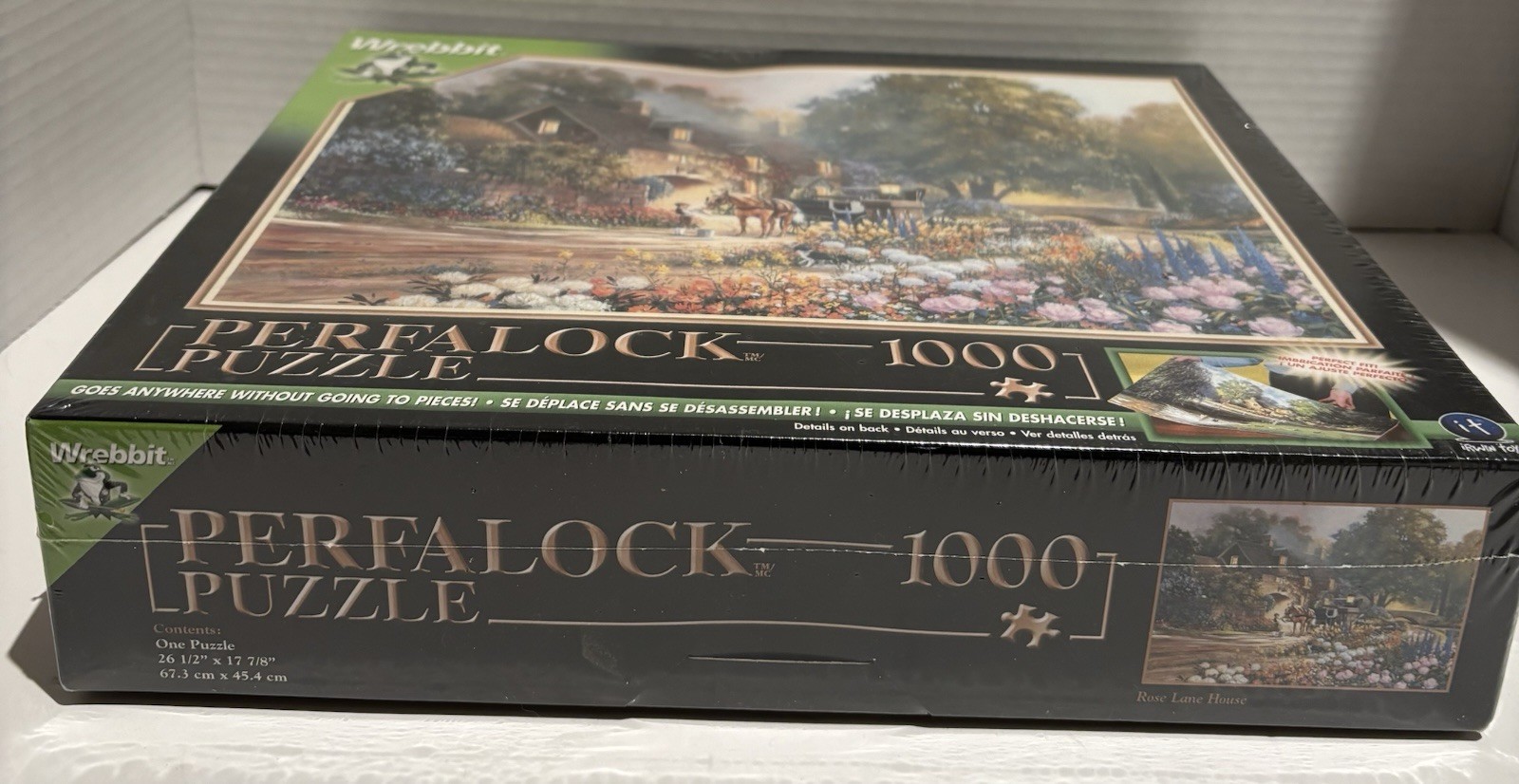 Vintage 2002 Sealed WREBBIT PERFALOCK PUZZLE Jigsaw 1000PCS New_1 Vintage 2002 Sealed WREBBIT PERFALOCK PUZZLE Jigsaw 1000PCS New