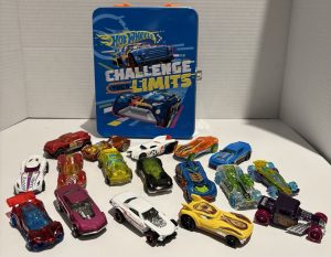 Lot of Hot Wheels Storage Case Starter Set - Includes 17 Die-Cast Toy Cars