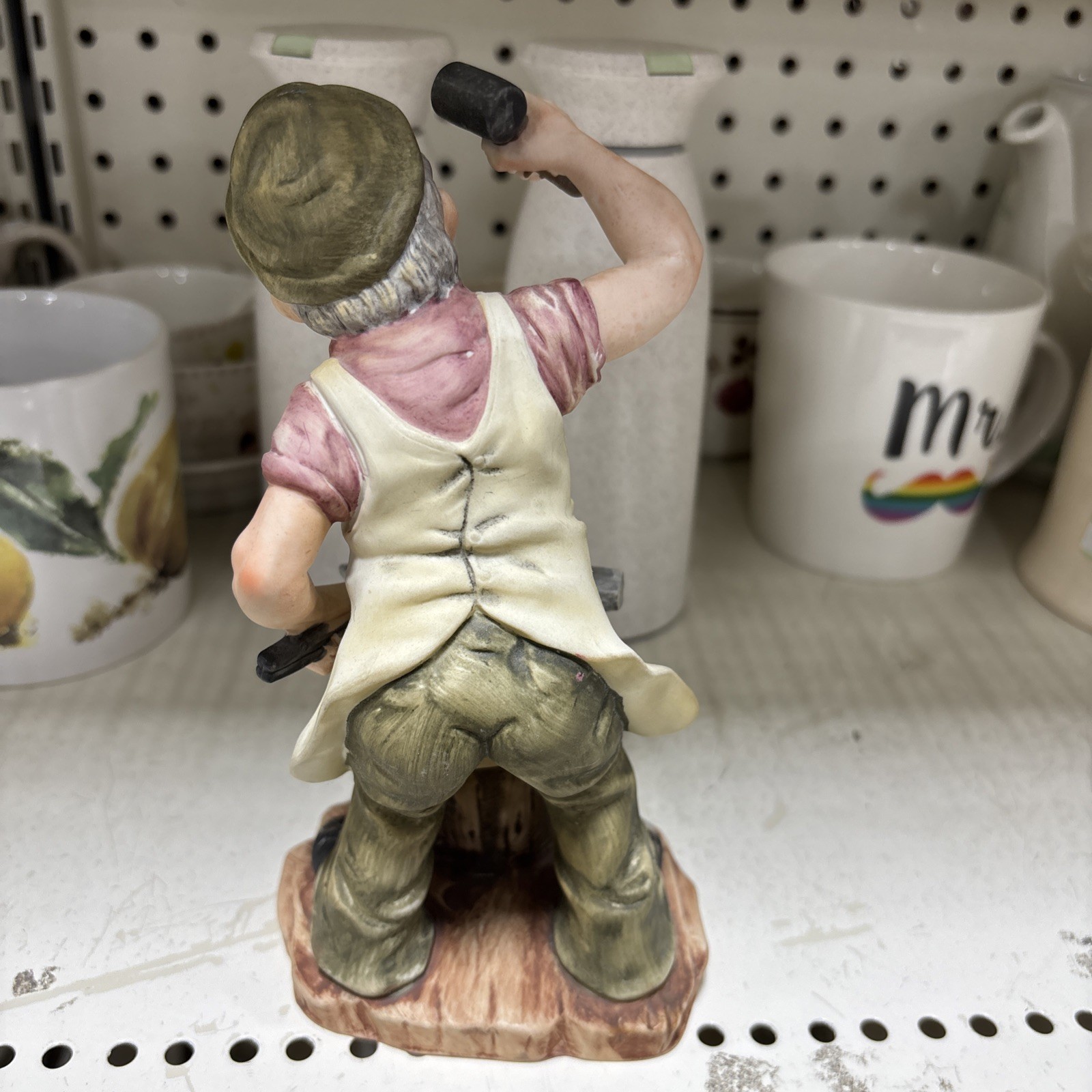 Vintage Capodimonte 8" Porcelain Figurine Blacksmith KIC Japan KE 3232 Statue_2 Vintage Capodimonte 8" Porcelain Figurine Blacksmith KIC Japan KE 3232 Statue