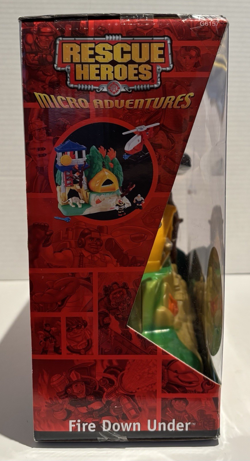 Fisher Price Rescue Heroes Fire Down Under Micro Adventures Playset G6157 NIB_2 Fisher Price Rescue Heroes Fire Down Under Micro Adventures Playset G6157 NIB