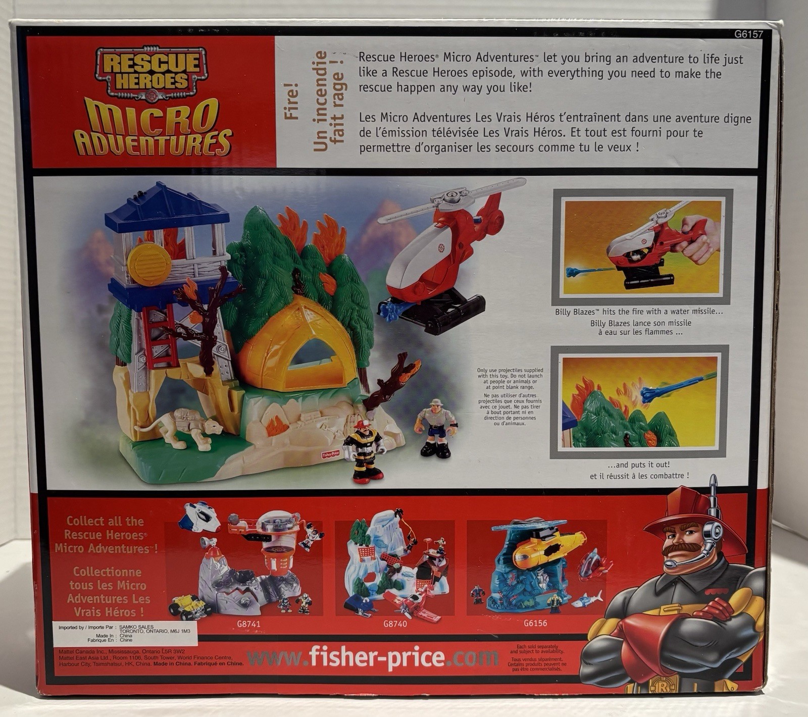 Fisher Price Rescue Heroes Fire Down Under Micro Adventures Playset G6157 NIB_4 Fisher Price Rescue Heroes Fire Down Under Micro Adventures Playset G6157 NIB