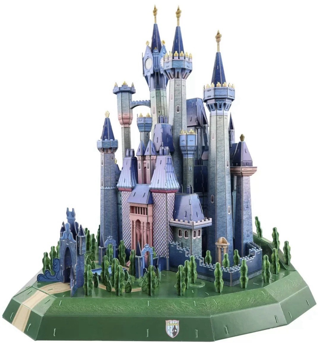 Cinderella Castle Disney 3D Puzzle 356 Pieces 4D Cityscape New Open Box_4 Cinderella Castle Disney 3D Puzzle 356 Pieces 4D Cityscape New Open Box
