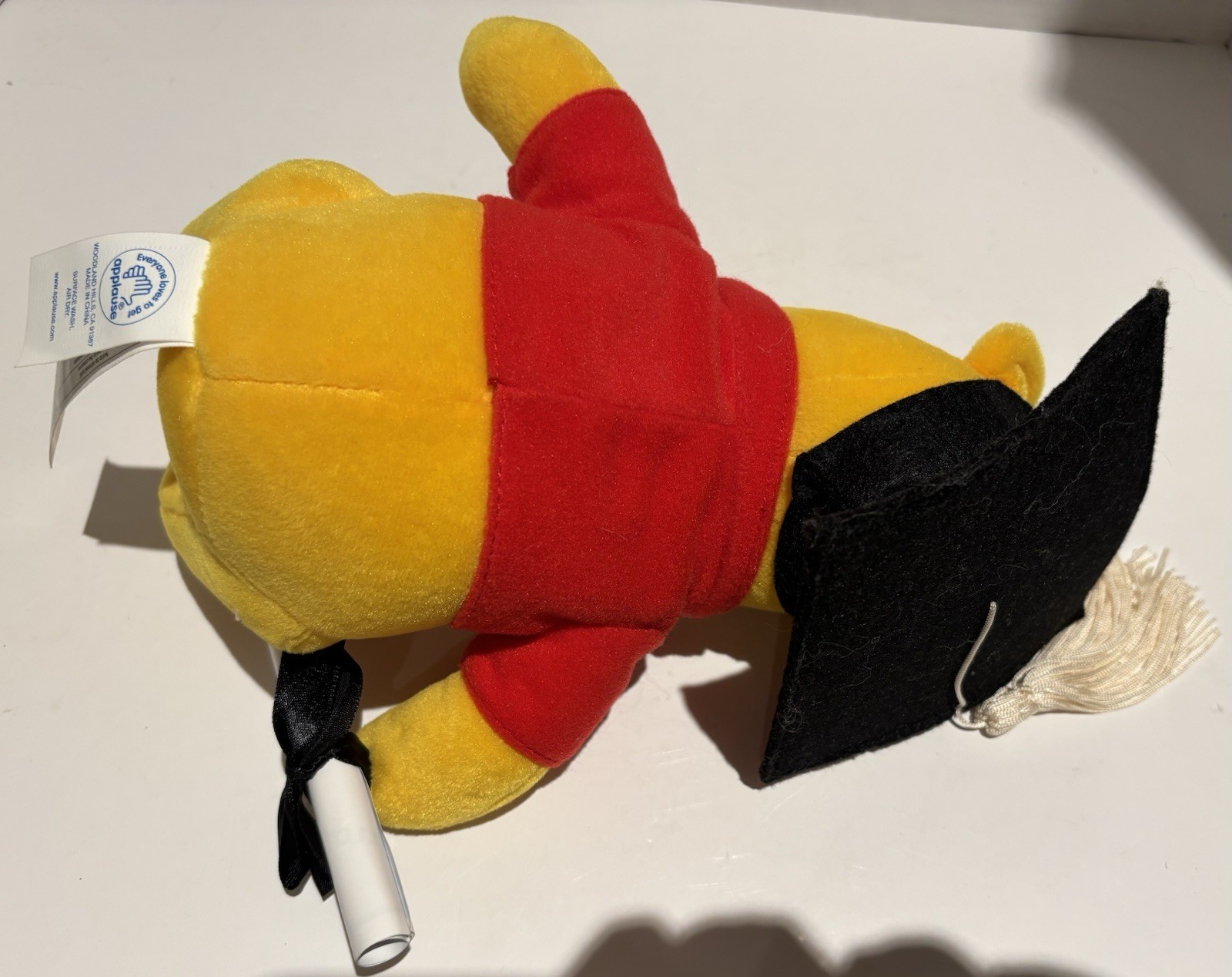 Vintage 2004 Winnie The Pooh Plush Graduation Cap Applause Plushie_3 Vintage 2004 Winnie The Pooh Plush Graduation Cap Applause Plushie