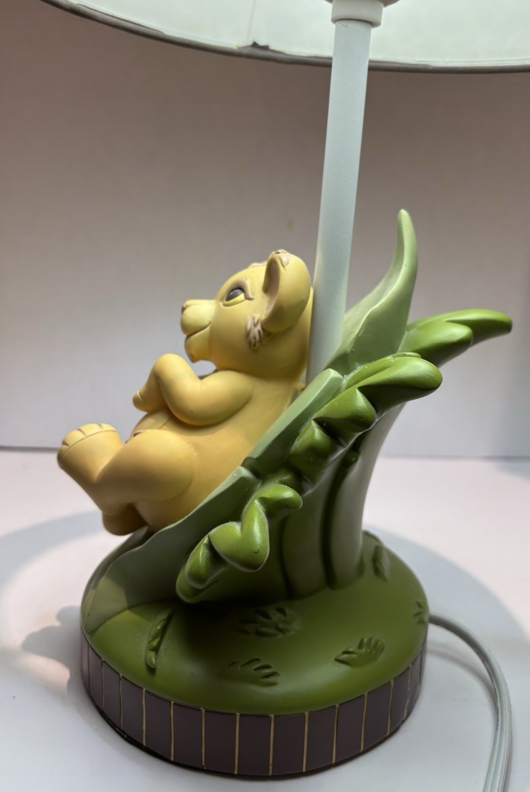 Disney THE LION KING Simba Vintage 1994 Nursery Lamp Rare w/ Shade Retired VGUC_6 Disney THE LION KING Simba Vintage 1994 Nursery Lamp Rare w/ Shade Retired VGUC