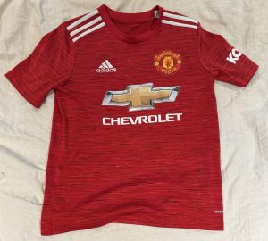 Home MANCHESTER UNITED 2020 2021 HOME FOOTBALL SHIRT SOCCER JERSEY ADIDAS Youth 12/14