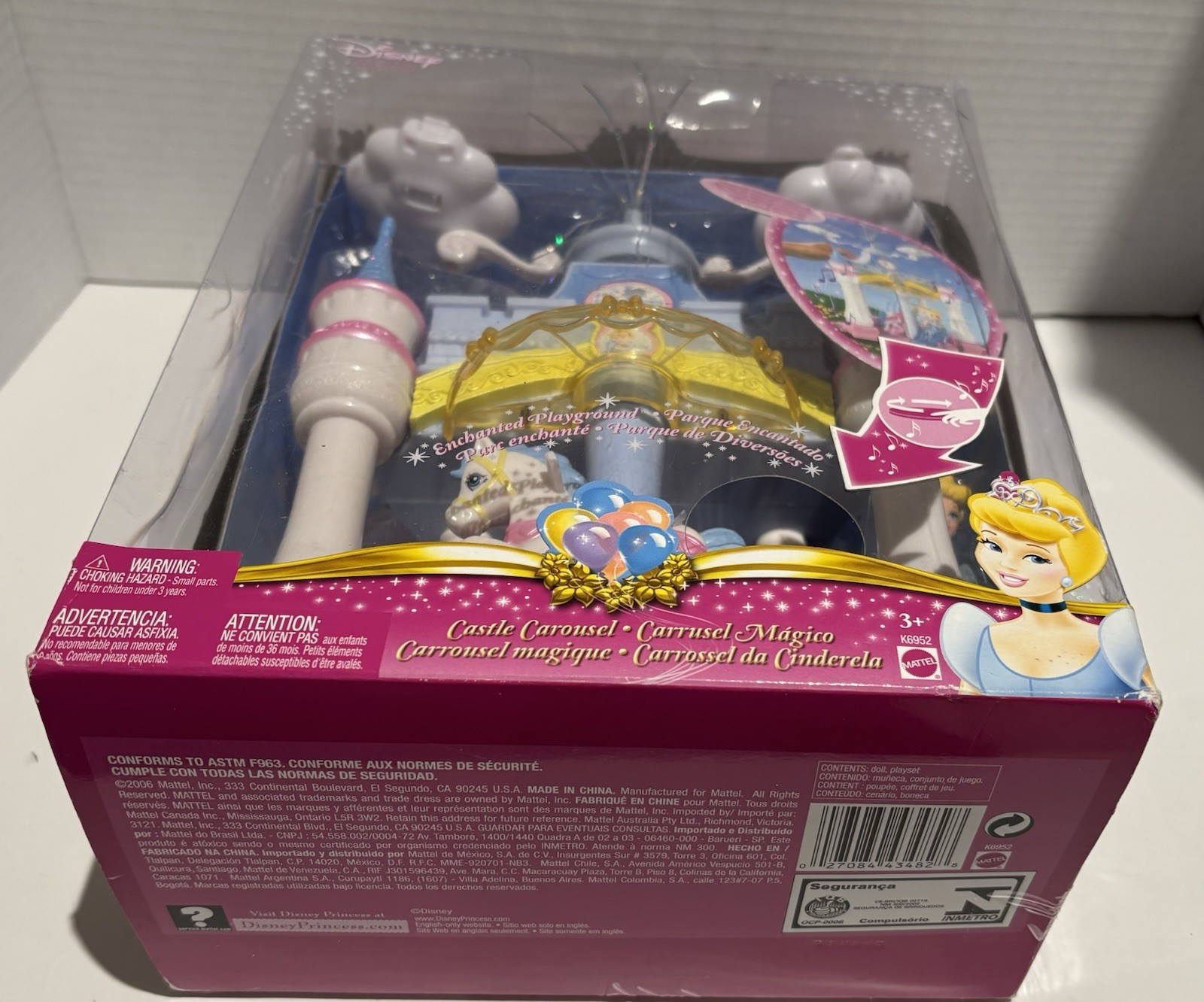 DISNEY PRINCESS ENCHANTED PLAYGROUND CASTLE CAROUSEL CINDERELLA Doll Playset_1 DISNEY PRINCESS ENCHANTED PLAYGROUND CASTLE CAROUSEL CINDERELLA Doll Playset