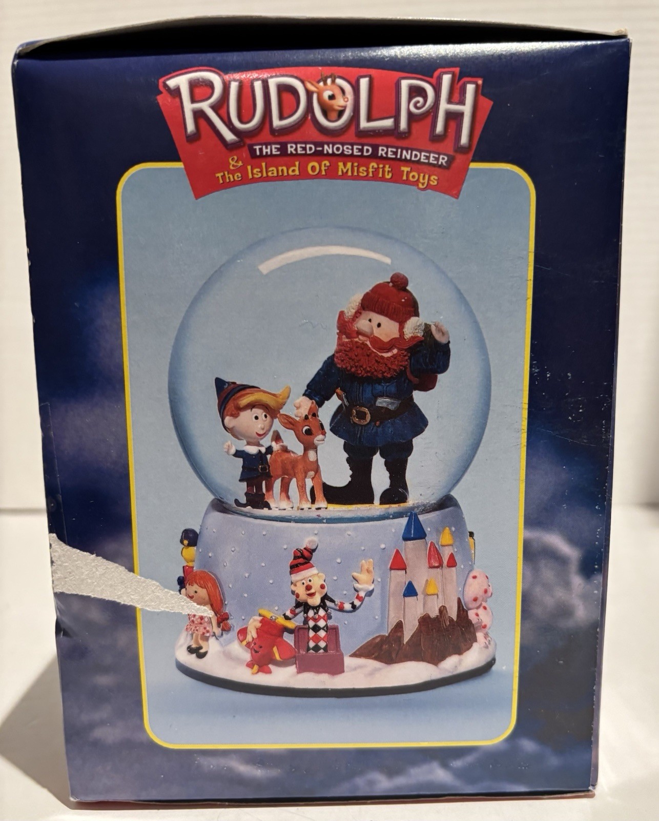 Vintage 2000’s Rudolph Reindeer Island Of Misfit Toys MUSICAL SNOW GLOBE Enesco_1 Vintage 2000’s Rudolph Reindeer Island Of Misfit Toys MUSICAL SNOW GLOBE Enesco
