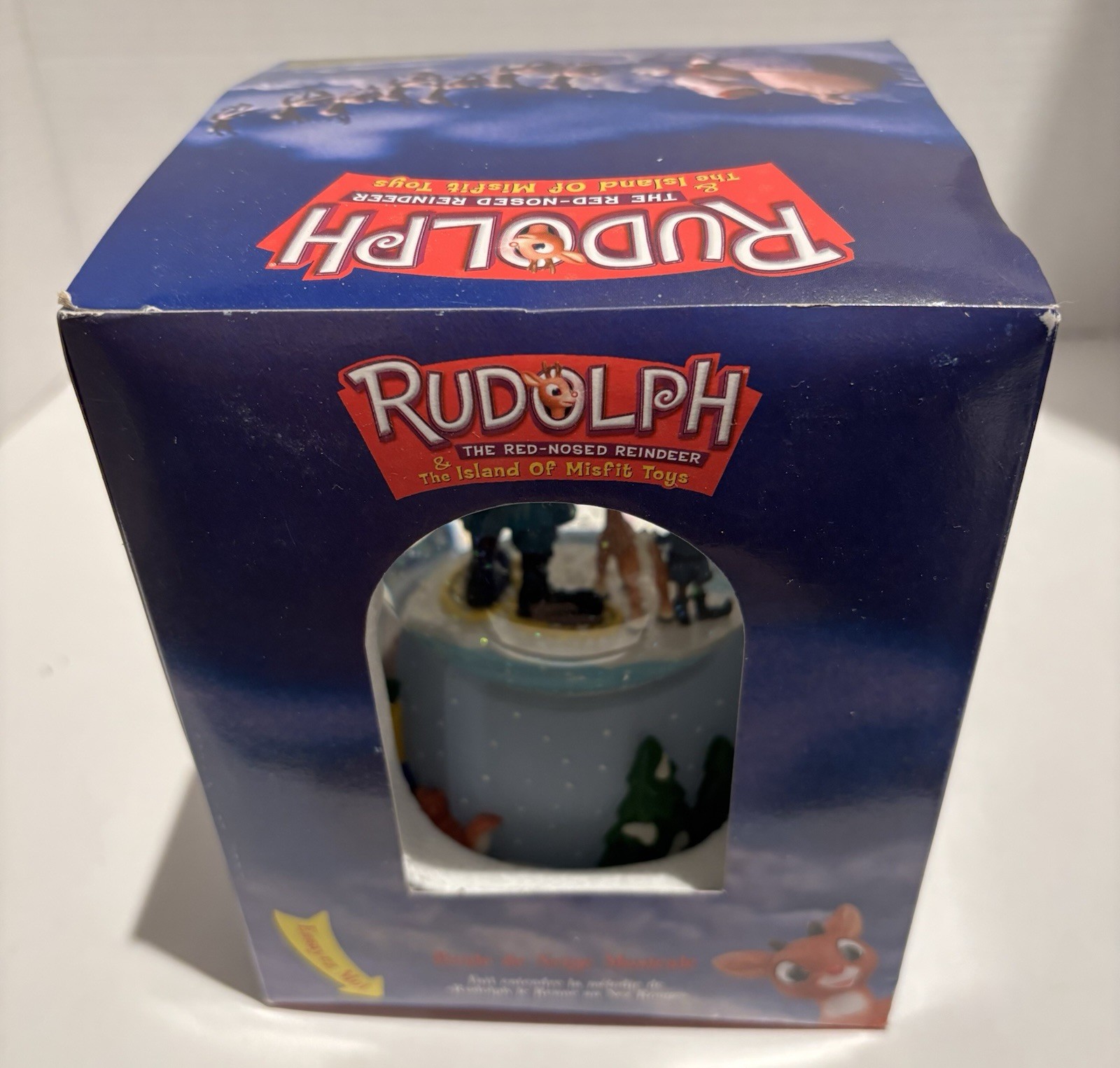 Vintage 2000’s Rudolph Reindeer Island Of Misfit Toys MUSICAL SNOW GLOBE Enesco_4 Vintage 2000’s Rudolph Reindeer Island Of Misfit Toys MUSICAL SNOW GLOBE Enesco