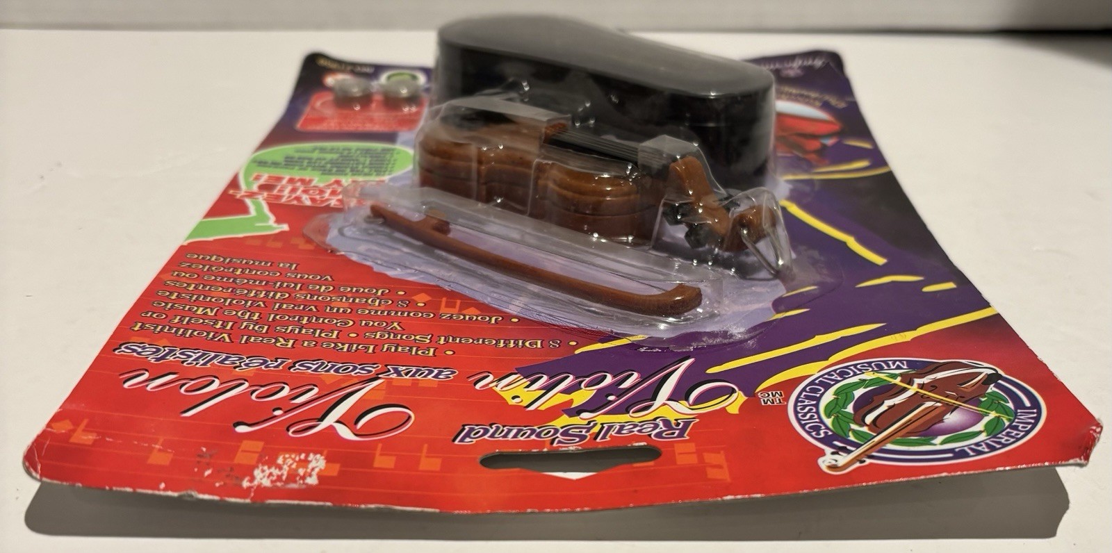 2001 MINIATURE TOY VIOLIN Imperial Real Sound Violin Plays Songs Vintage Toy NEW_1 2001 MINIATURE TOY VIOLIN Imperial Real Sound Violin Plays Songs Vintage Toy NEW