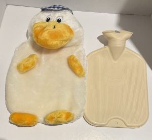 Vintage 1984 Suba Baby Warmer Bottle In Cute Duck Plush Open New