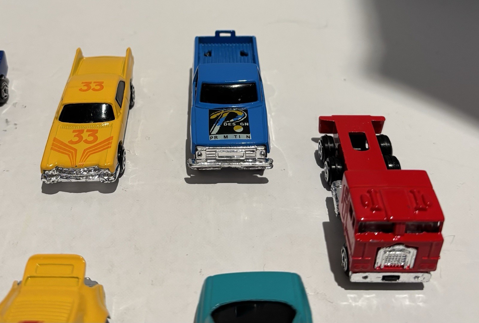 Vintage Blue First Time #33 Car Diecast Race Car Alfa Romeo & 8 More_3 Vintage Blue First Time #33 Car Diecast Race Car Alfa Romeo & 8 More
