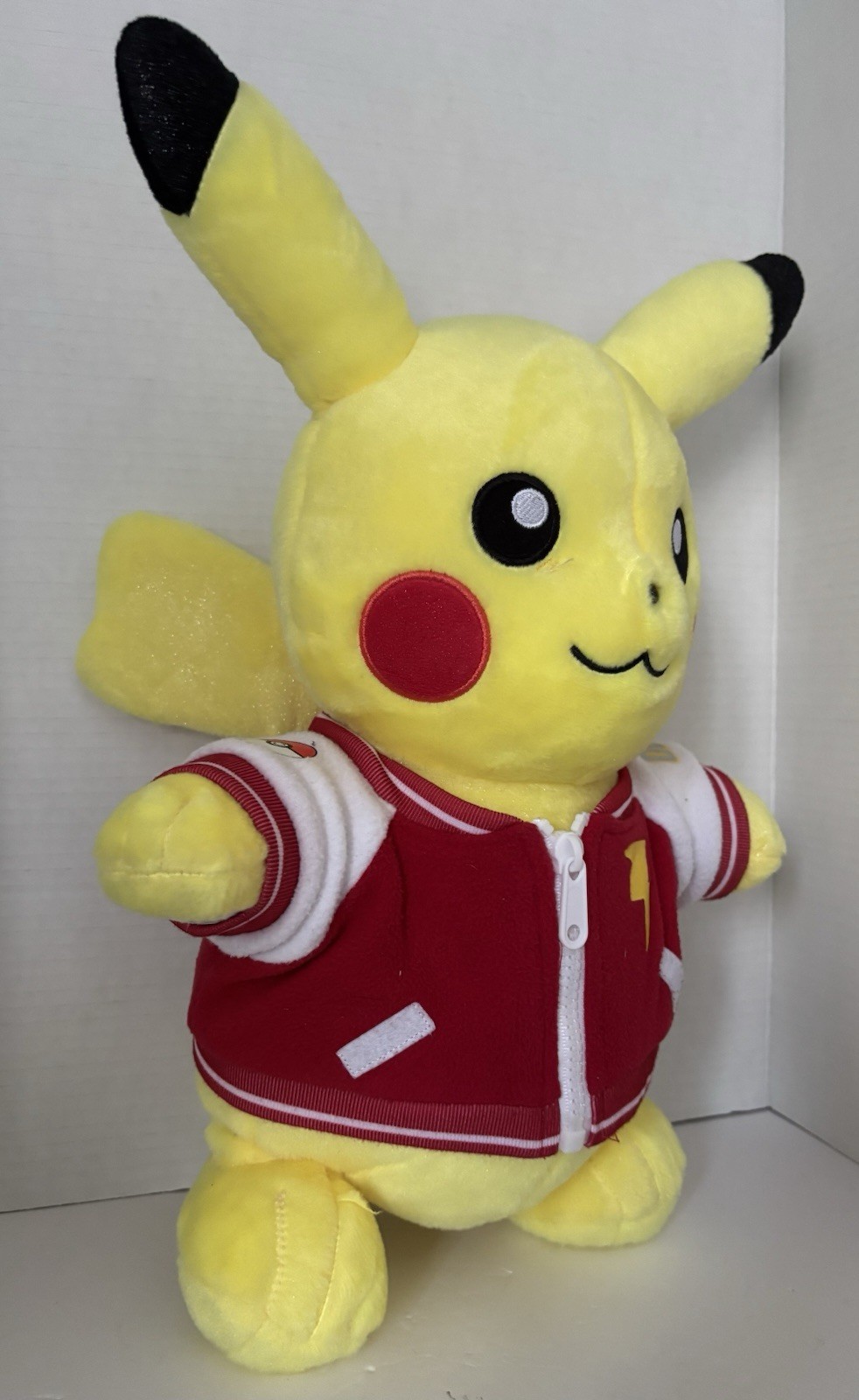 Build-A-Bear Pokémon Pikachu 25th Anniversary Plush Limited Edition w/ Jacket_1 Build-A-Bear Pokémon Pikachu 25th Anniversary Plush Limited Edition w/ Jacket