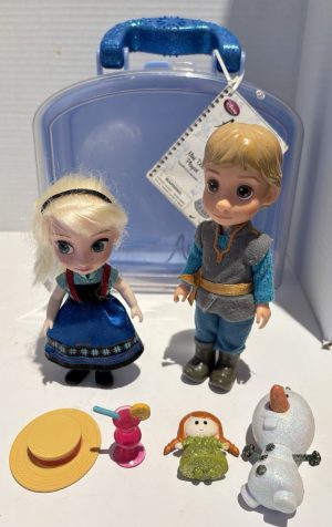 Disney Frozen Animators' Collection 5" ELSA Olaf Mini Doll & Kristoff Playset