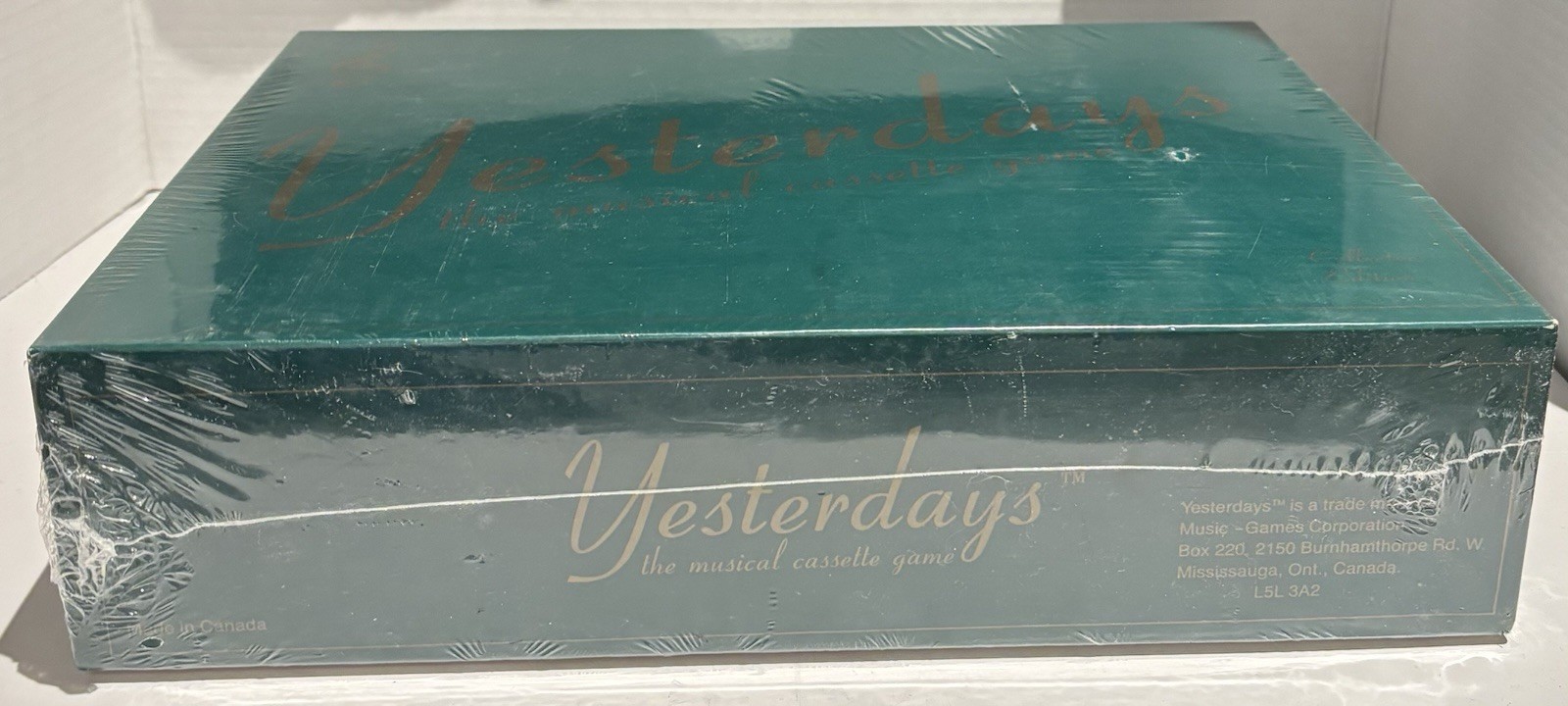 Vintage 1987 Yesterdays Cassette Game New Sealed Collector's Edition_1 Vintage 1987 Yesterdays Cassette Game New Sealed Collector's Edition