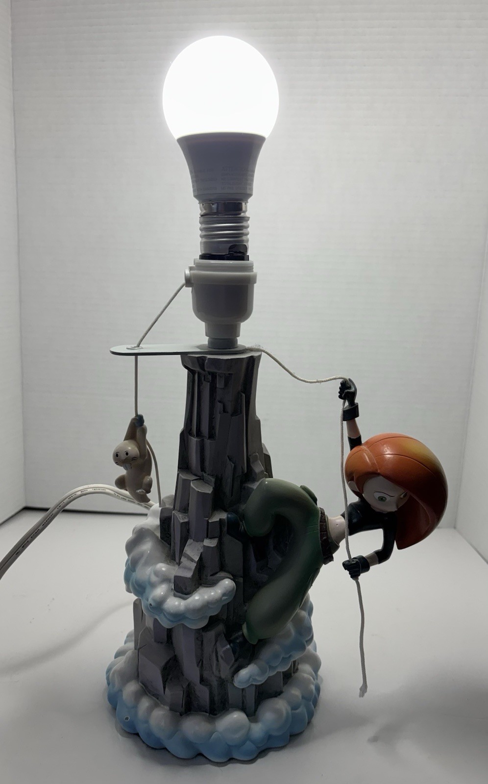 RARE Kim Possible Vintage 2004 Lamp Disney - Climbing Rufus - Works No Shade_5 RARE Kim Possible Vintage 2004 Lamp Disney - Climbing Rufus - Works No Shade