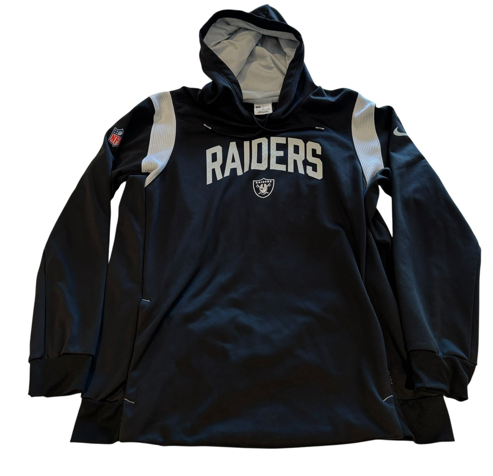 Men's Nike Black Las Vegas Raiders Sideline Therma-Fit Hoodie Size XL VGUC_1 Men's Nike Black Las Vegas Raiders Sideline Therma-Fit Hoodie Size XL VGUC