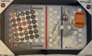 Vintage 2003 NHL Hockey Standings Board with Team Magnets New Sealed Rare