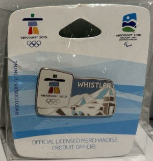 Set Of (5) Vancouver 2010 Olympics Collectable Enamel Lapel/Bag Pins New Sealed