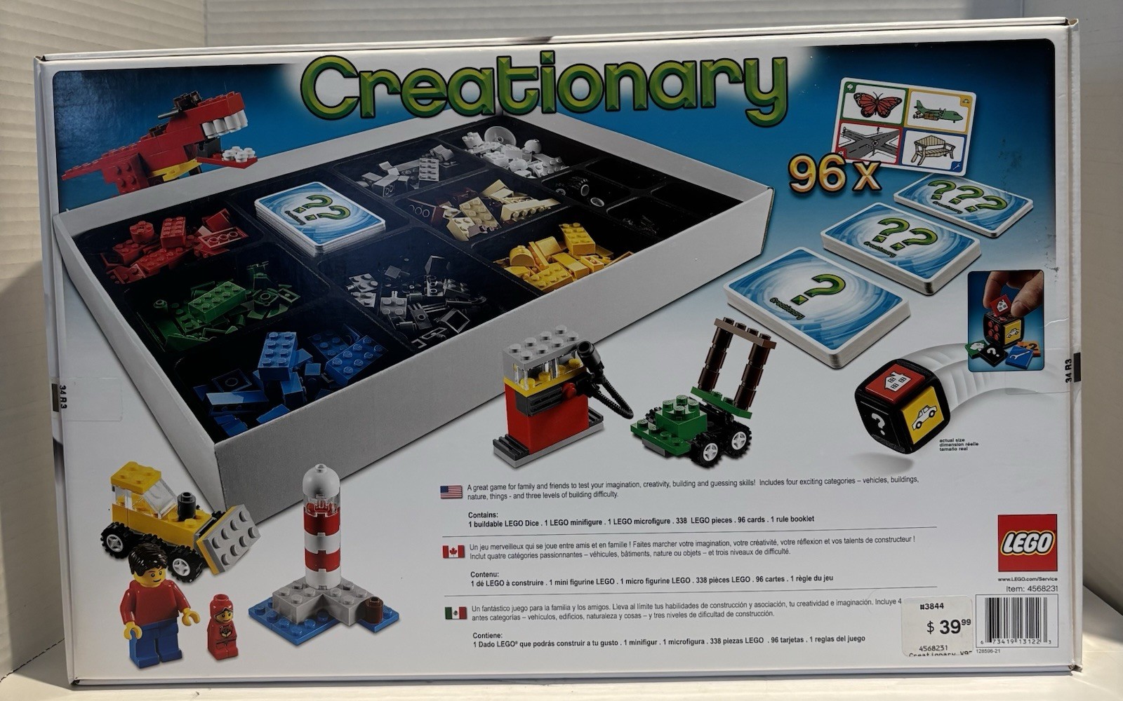 Lego Creationary Game 3844 Retired * Discontinued New Sealed_1 Lego Creationary Game 3844 Retired * Discontinued New Sealed