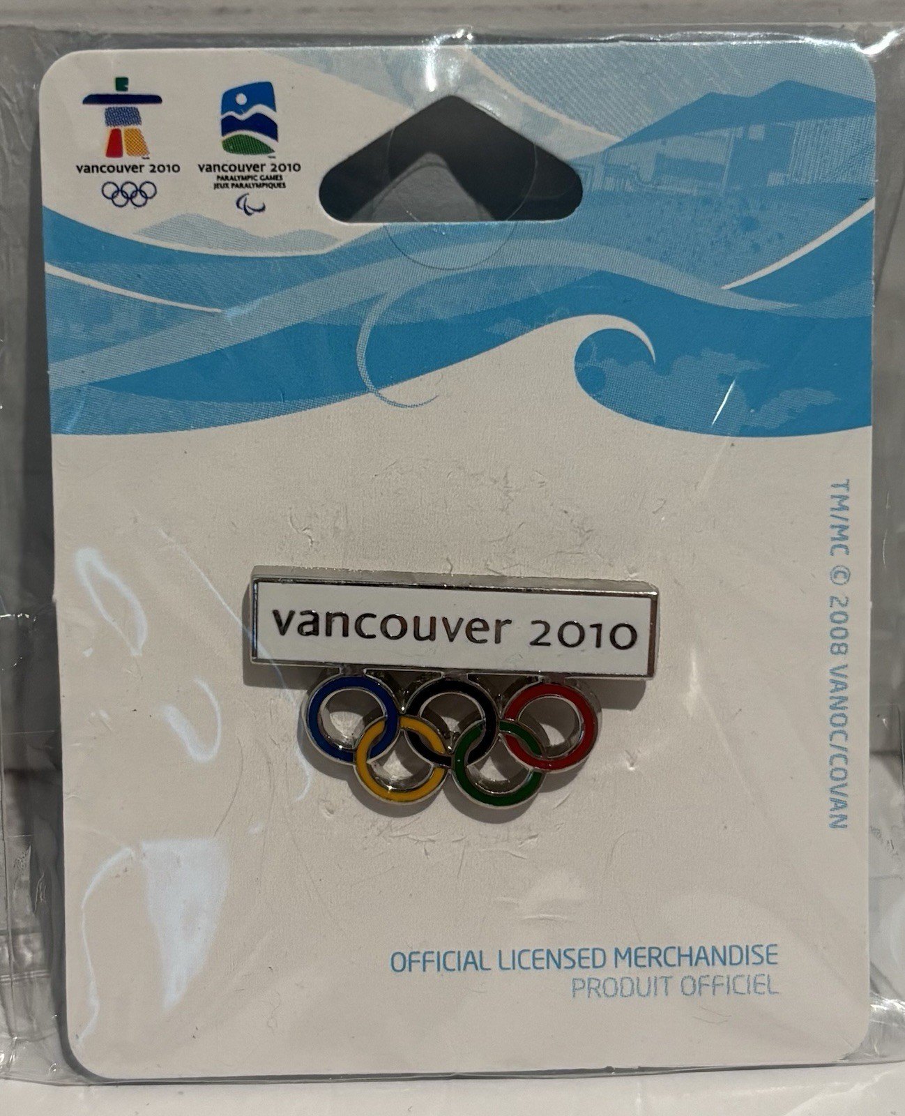 Set Of (5) Vancouver 2010 Olympics Collectable Enamel Lapel/Bag Pins New Sealed_2 Set Of (5) Vancouver 2010 Olympics Collectable Enamel Lapel/Bag Pins New Sealed