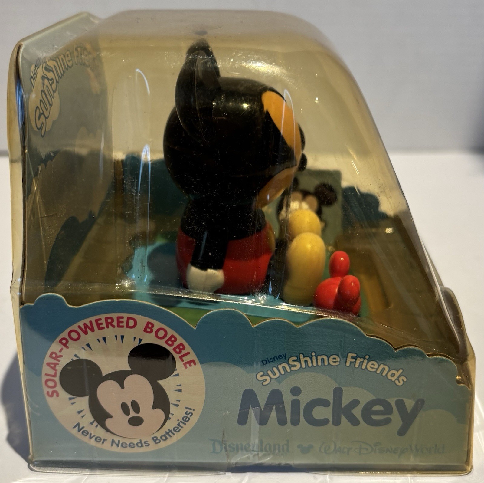 Vintage NIB DISNEY DISNEYLAND MICKEY MOUSE SOLAR POWERED BOBBLEHEAD Y2K_1 Vintage NIB DISNEY DISNEYLAND MICKEY MOUSE SOLAR POWERED BOBBLEHEAD Y2K