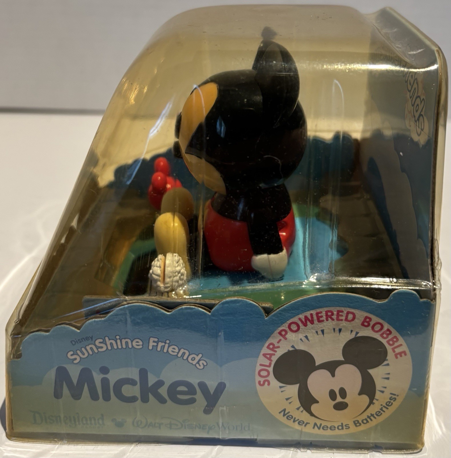 Vintage NIB DISNEY DISNEYLAND MICKEY MOUSE SOLAR POWERED BOBBLEHEAD Y2K_2 Vintage NIB DISNEY DISNEYLAND MICKEY MOUSE SOLAR POWERED BOBBLEHEAD Y2K
