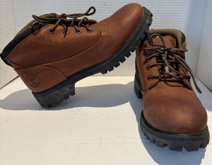 TIMBERLAND Boots Vintage 2001 Y2K Leather Men’s SZ 7.5 Women 9/9.5 Made In USA