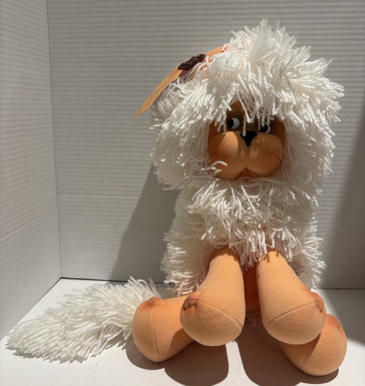 Vintage 1985 Bushy Bunch Lion Yarn Cat Extra Special Plush 15" Stuffed Toy_0 Vintage 1985 Bushy Bunch Lion Yarn Cat Extra Special Plush 15" Stuffed Toy
