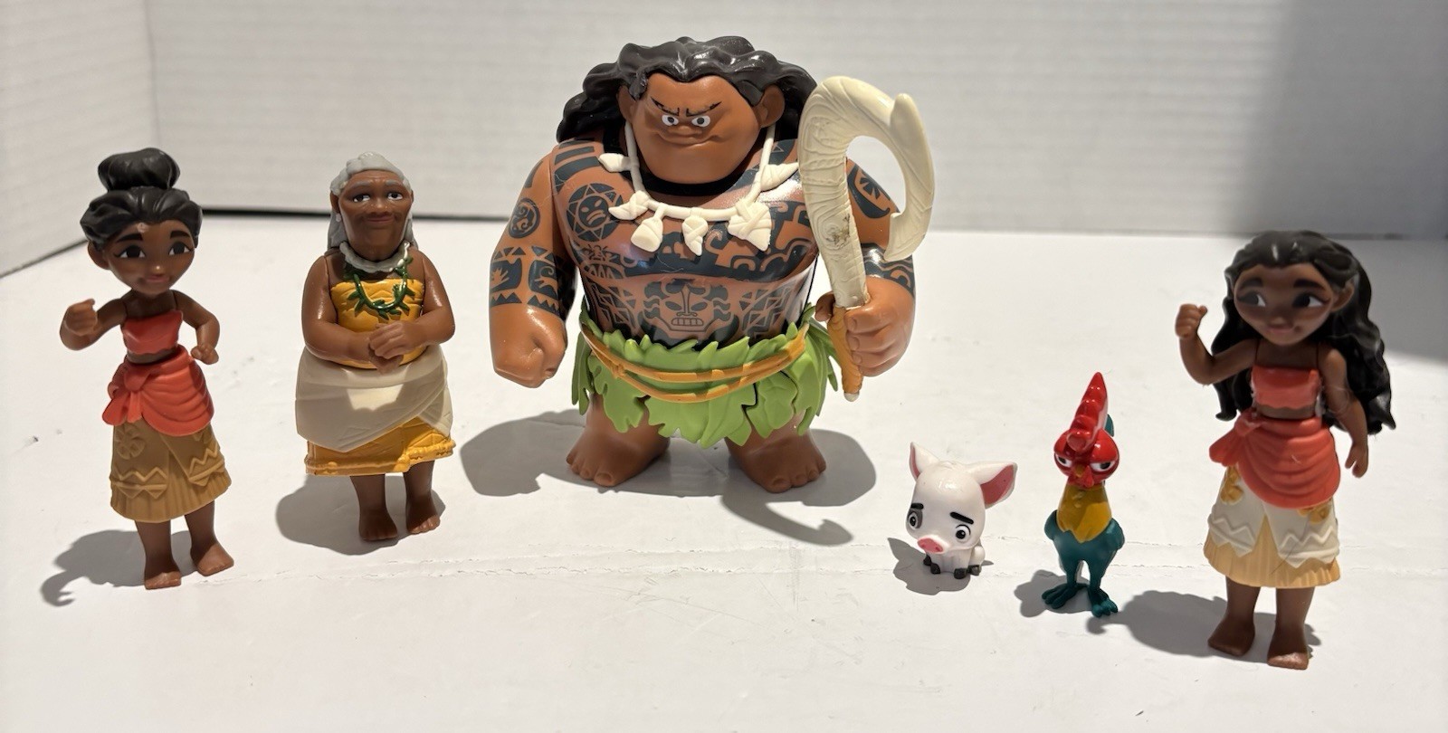 MOANA Collection Lot of 6 Grandma Tala, Hei Hei Rooster, Pua Pig & Maui Demigod_0 MOANA Collection Lot of 6 Grandma Tala, Hei Hei Rooster, Pua Pig & Maui Demigod