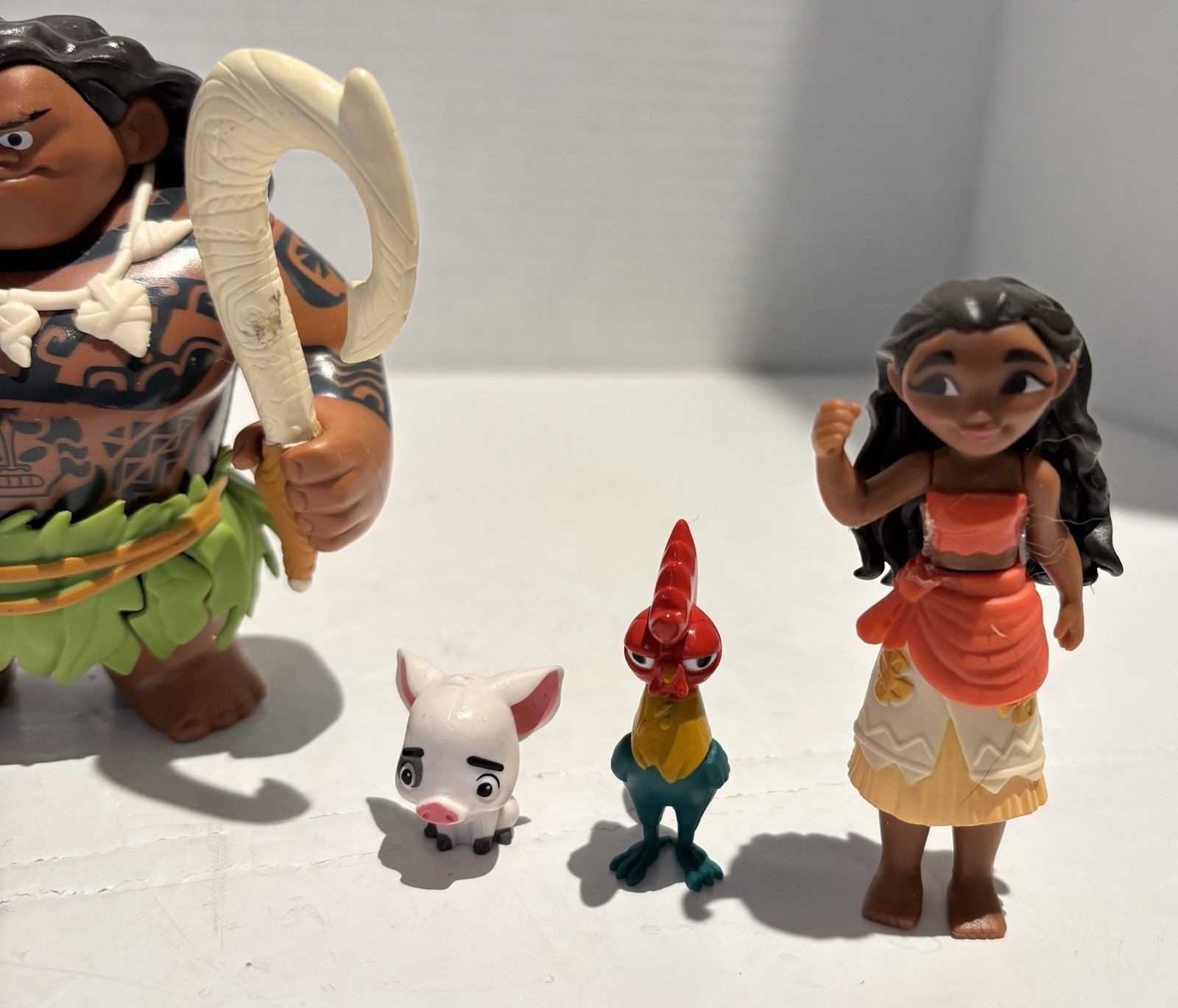 MOANA Collection Lot of 6 Grandma Tala, Hei Hei Rooster, Pua Pig & Maui Demigod_1 MOANA Collection Lot of 6 Grandma Tala, Hei Hei Rooster, Pua Pig & Maui Demigod