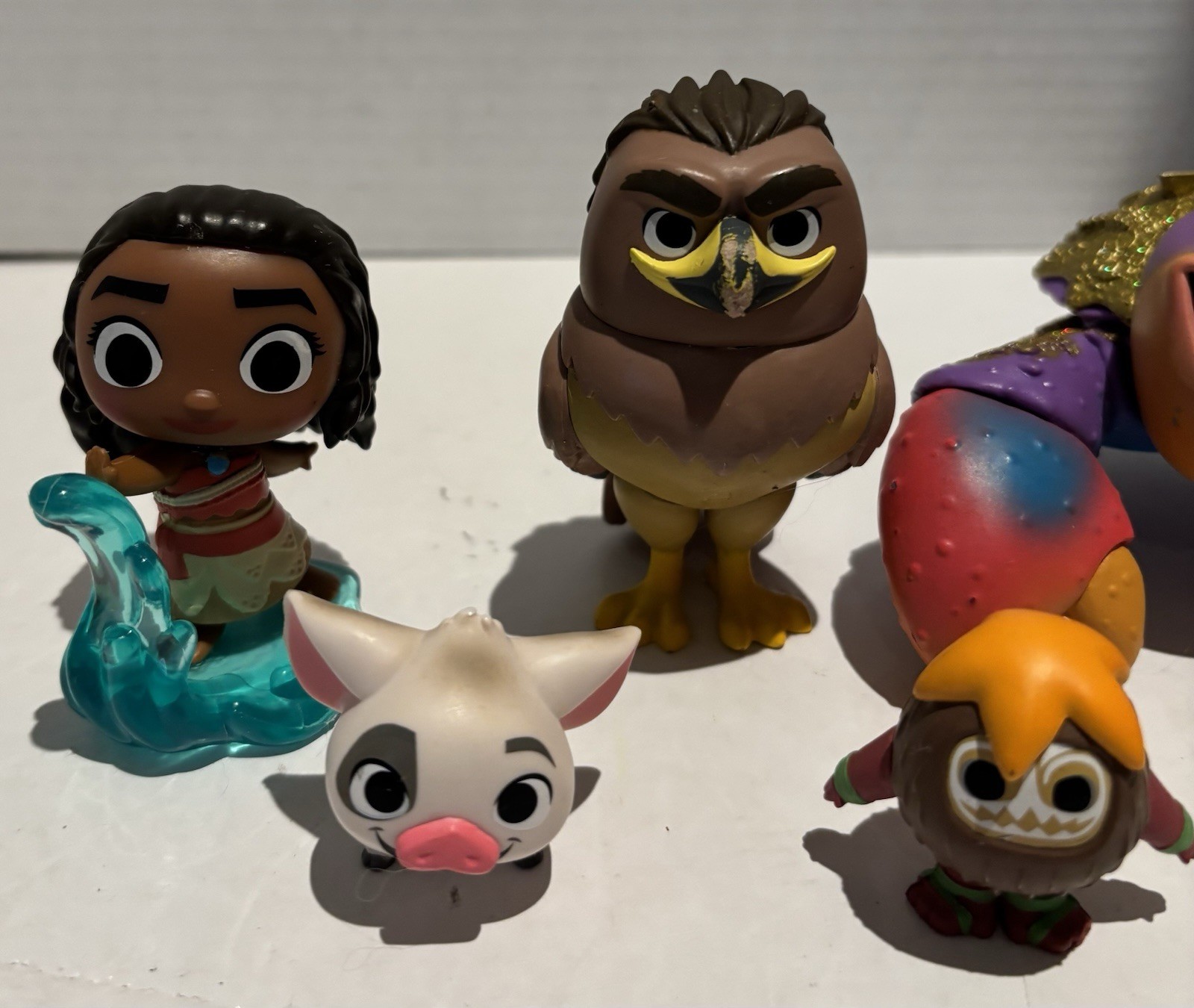 Funko MOANA Collection Maui Shark & Eagle Sitting Pua Kakamora Tamatoa Lot of 6_1 Funko MOANA Collection Maui Shark & Eagle Sitting Pua Kakamora Tamatoa Lot of 6