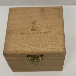 Vintage Henry Cats & Friends Painted Signed Artstone Beagle Dog w/ Original Box img 0619