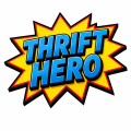 thrift hero 3d logo white bg